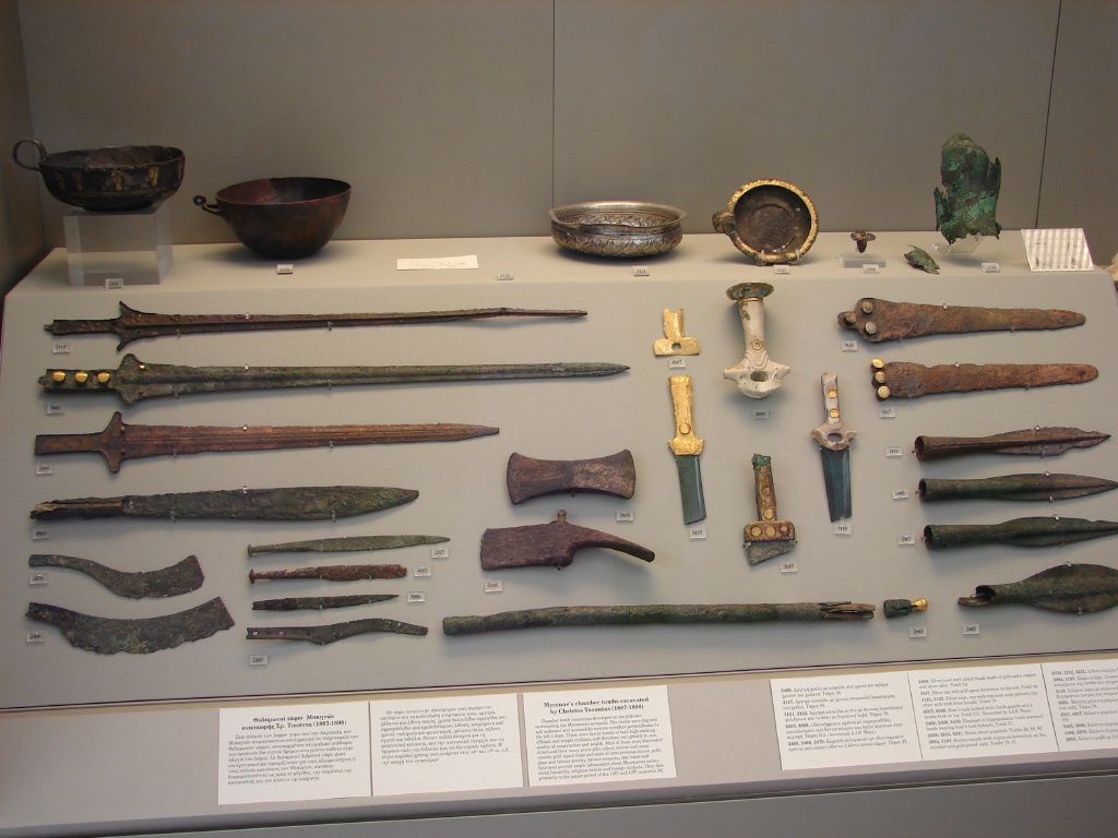 Archeological Museum has early weapons.jpg